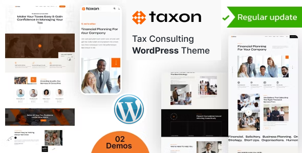Taxon - Business Consulting WordPress Theme WordPress Corporate  