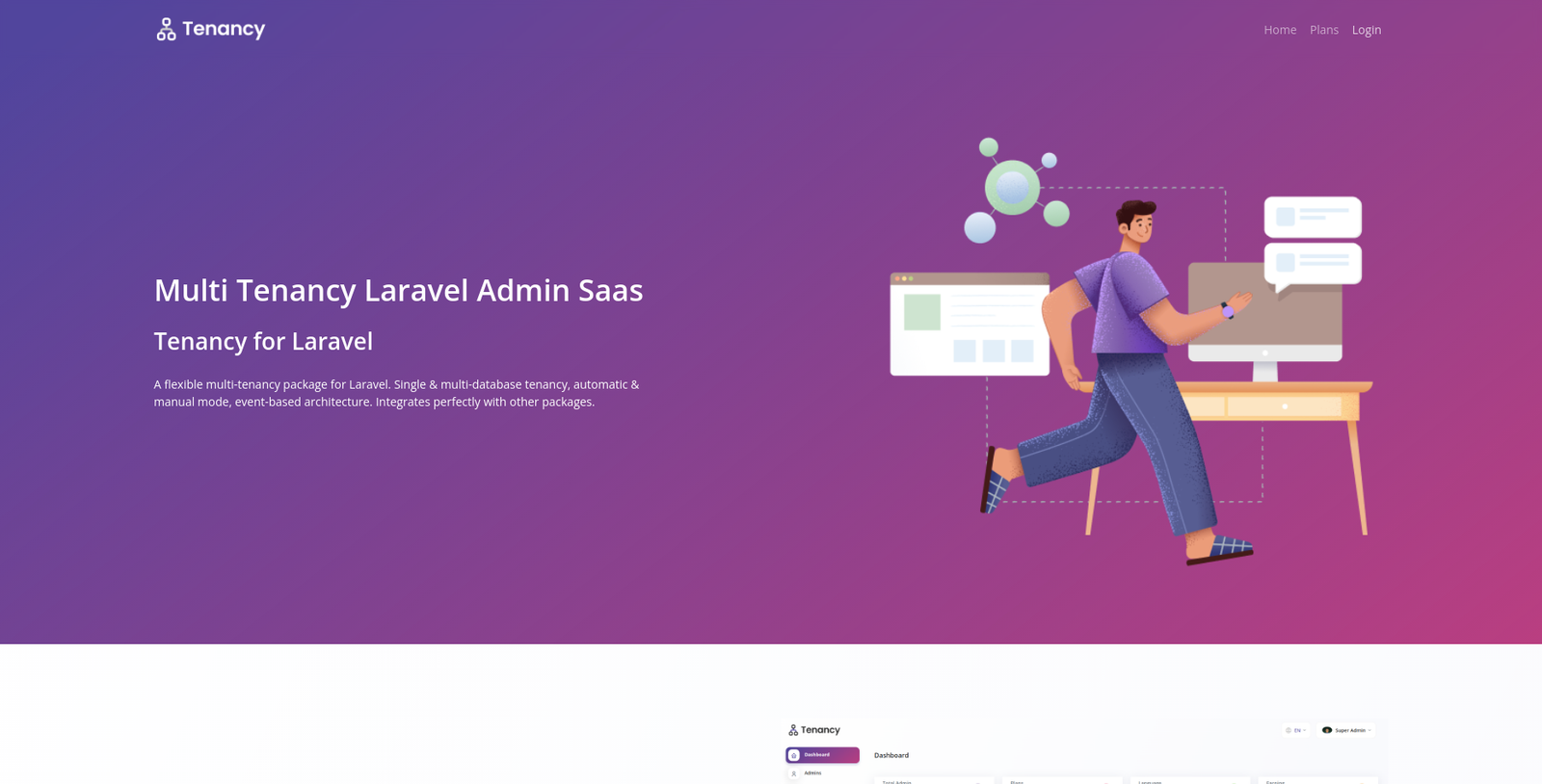 Tenancy - Domains, Database, Users, Role, Permissions & Settings - 1