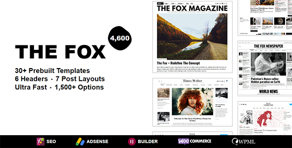 The Fox - Modern Magazine Blog Newspaper WordPress Theme    