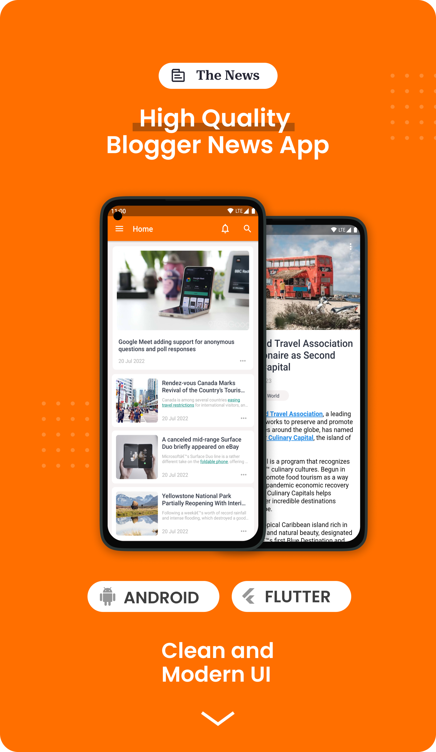 The News - Premium Blogger News App ( Android & Flutter ) 2.0 - 1