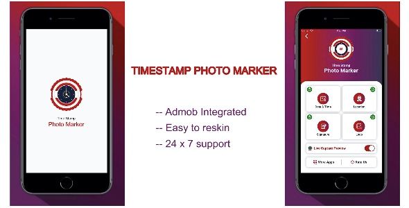 Timestamp Photo Marker - iOS App Source Code iOS Utilities Mobile