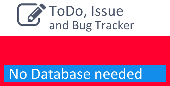 ToDo List, Issue and Bug Tracker    Project Management Tools