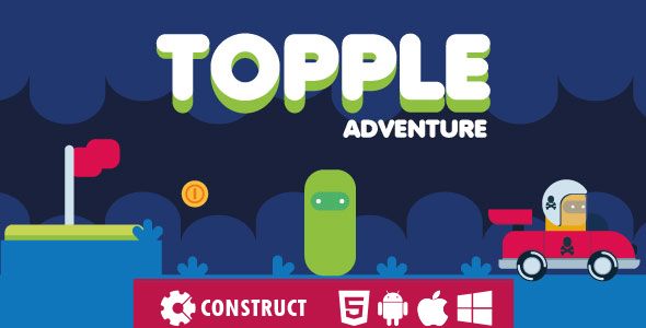 Topple Adventure - HTML5 Mobile Game Games