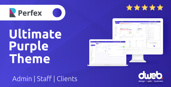 Ultimate Purple Theme - Perfex Theme CRM  Add Ons  