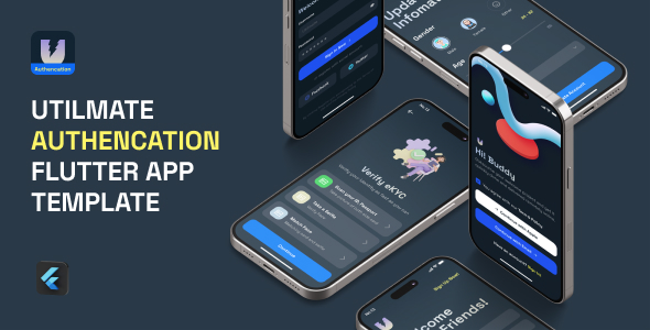 Ultimate – Authencation Flutter App Template Flutter  Mobile 