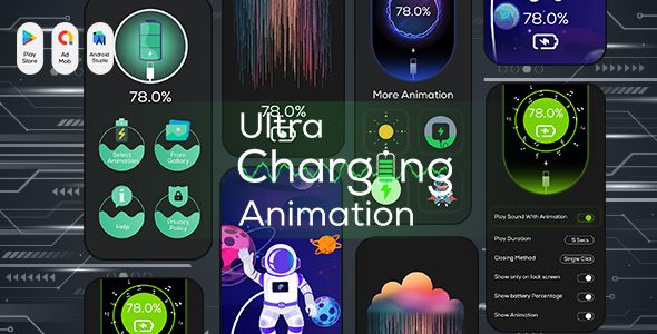 Ultra Charging Animation - Ultra Charging 3D Animation - 4D Charge Animate - Theme Art App - Charge Android Art Mobile Full Applications