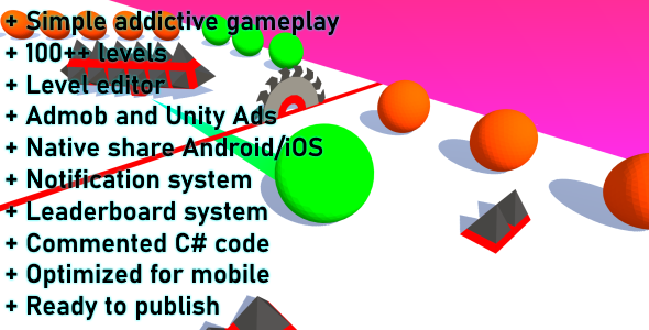 Unity Game Template - Smashy Ball Android  Mobile Games