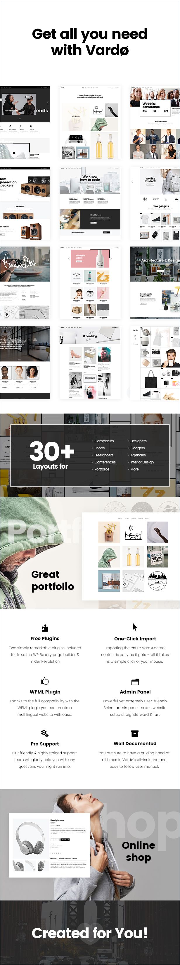 Vardø - Creative Design Portfolio Theme - 1