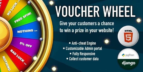 Voucher Wheel - Engage and give prizes to your customers  Miscellaneous  