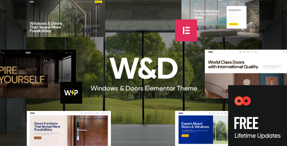 W&D - Windows & Doors Company WordPress Theme    