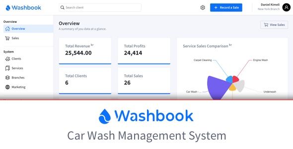 Washbook • Car Wash Management System    Project Management Tools