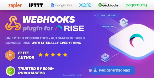 Webhooks plugin for RISE CRM - Connect RISE with every service  Add Ons  