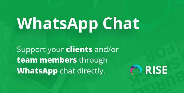 WhatsApp plugin for RISE CRM Add Ons