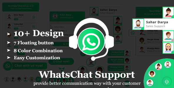 WhatsChat-WhatsApp Chat Widget jQuery Plugin Miscellaneous