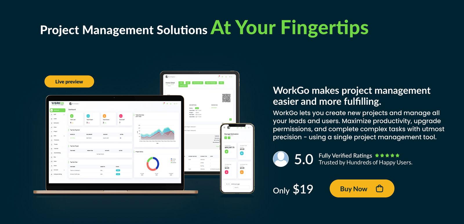 WorkGo - Lead and Project Management Tool - 4