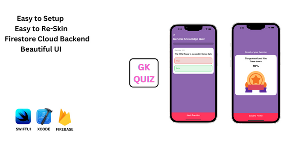 iOS SwiftUI Firebase Quiz App Template iOS  Mobile Templates
