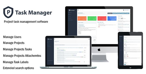 pTask Manager - Project's Task Management System    Project Management Tools