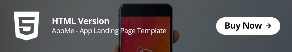 AppMe - App Landing Page Template