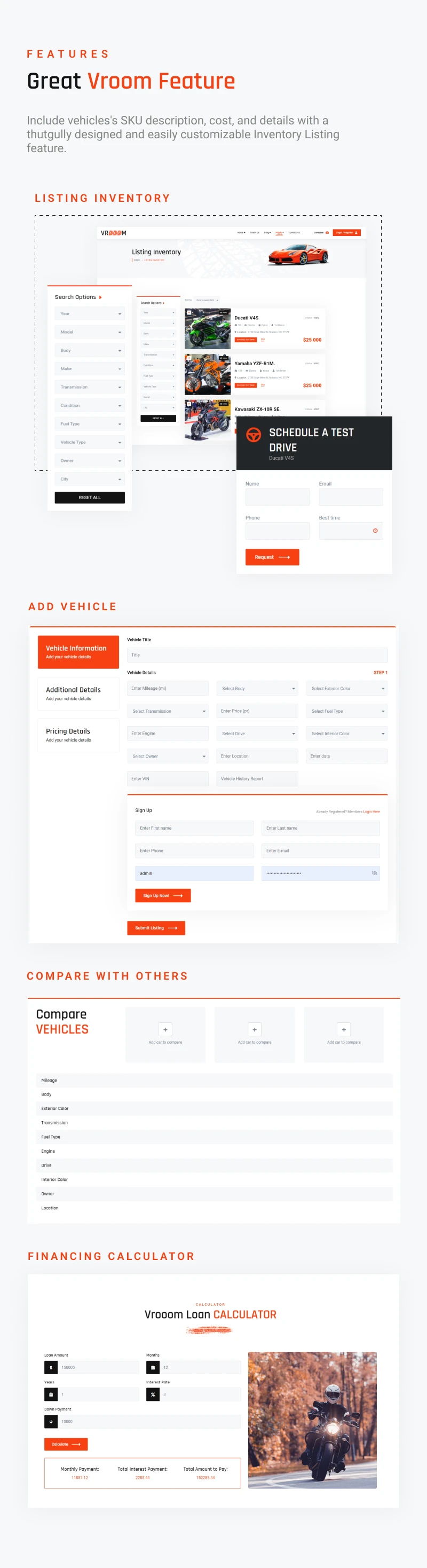 Vrooom - Auto Dealer WordPress Theme - 12