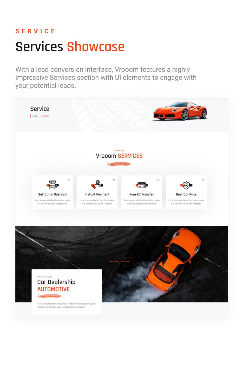 Vrooom - Auto Dealer WordPress Theme - 14