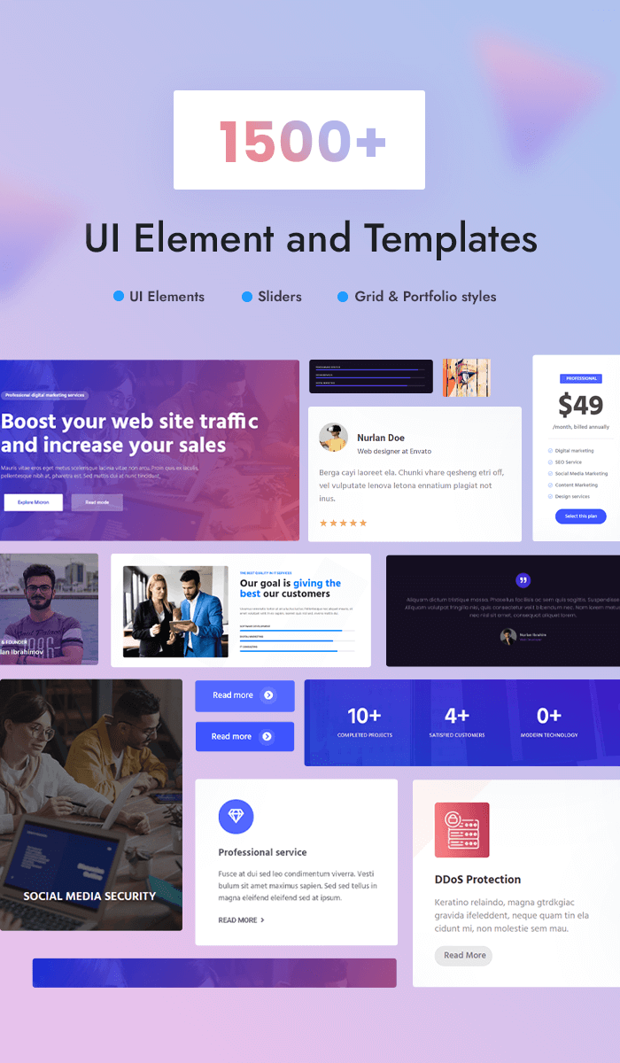Micron - Technology IT Solutions & Software WordPress Theme - 5