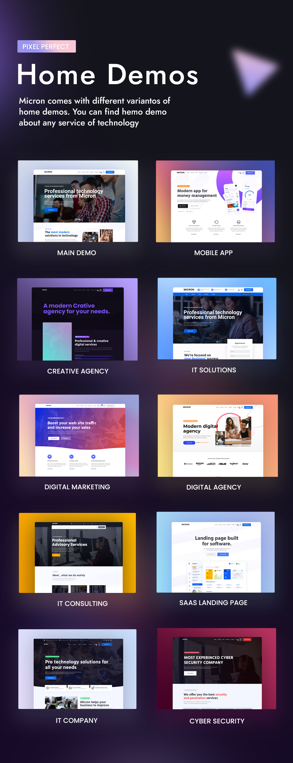 Micron - Technology IT Solutions & Software WordPress Theme - 6