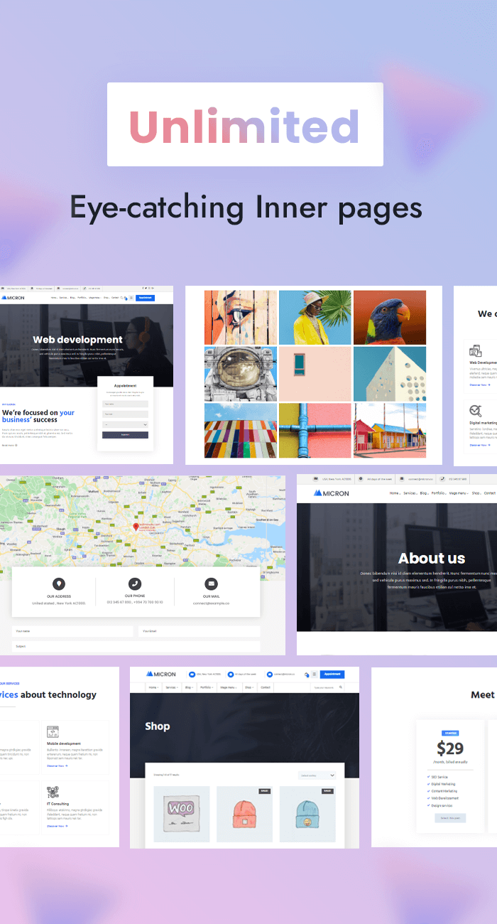 Micron - Technology IT Solutions & Software WordPress Theme - 15