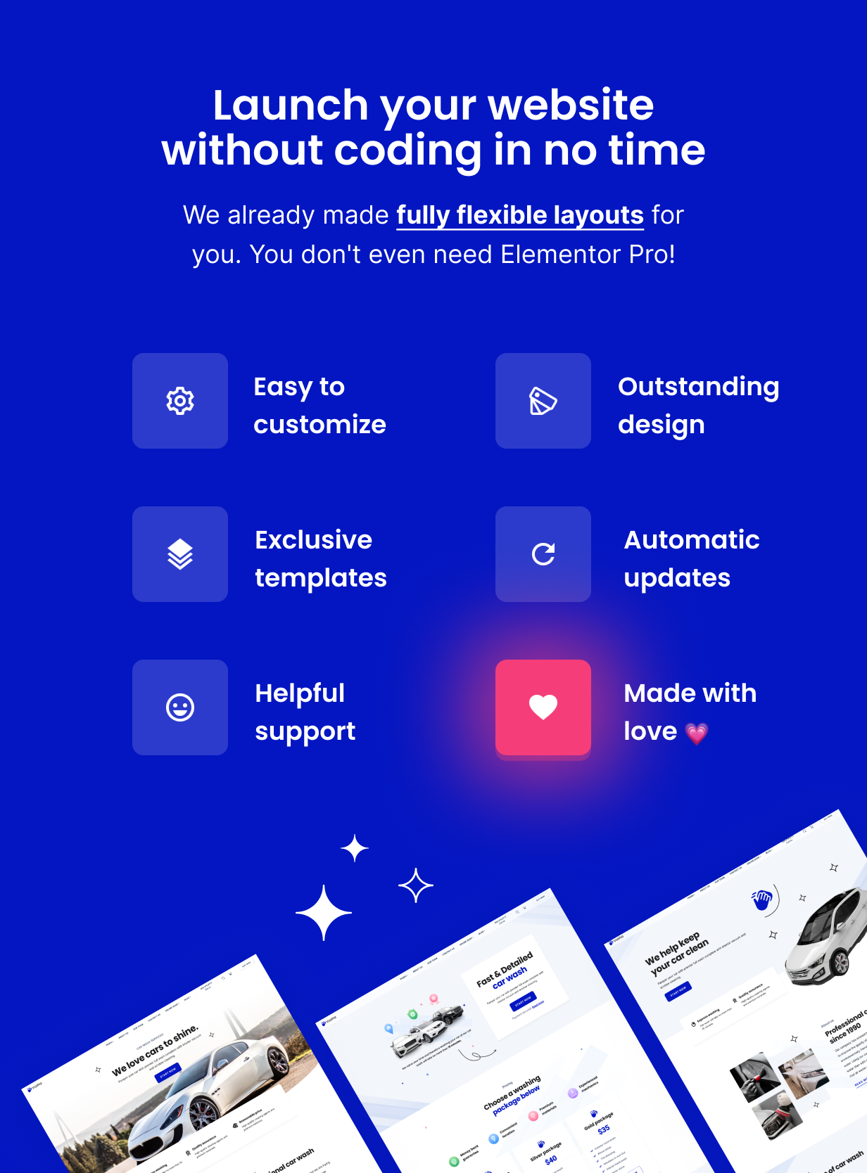 Vosha - Car Washing WordPress Theme