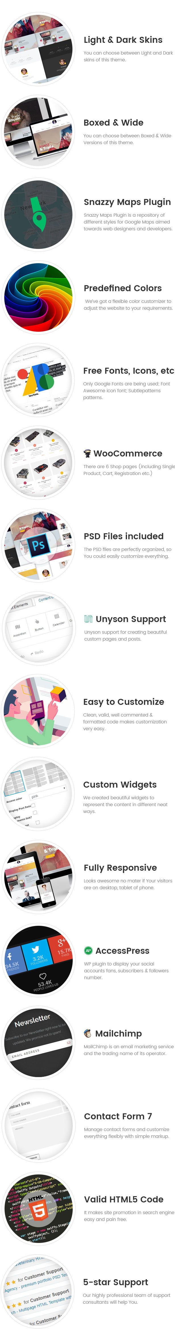 Coinster - Mining and Cryptocurrency Exchange WordPress Theme