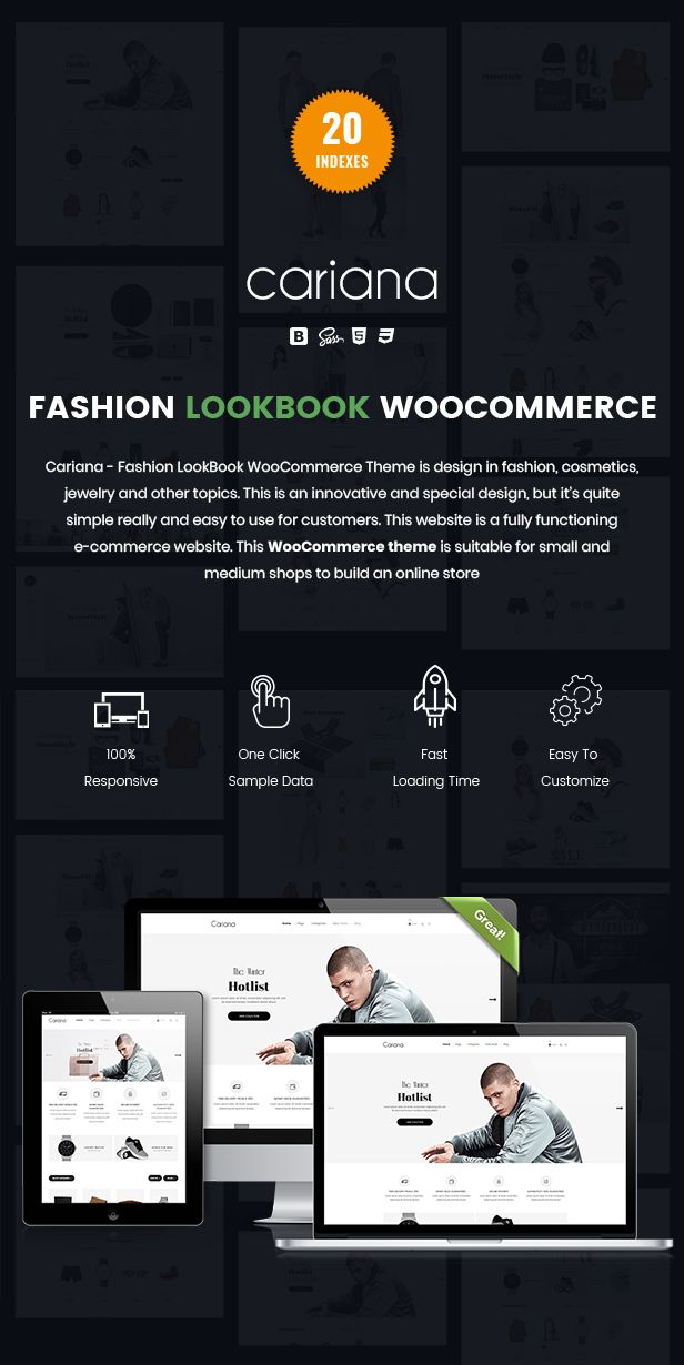 Cariana - WooCommerce Lookbook Fashion Theme - 2