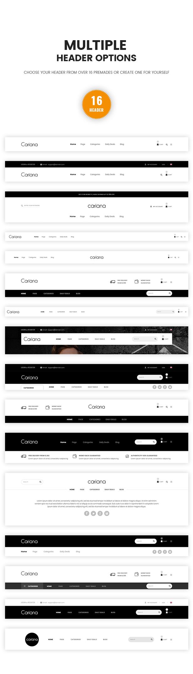 Cariana - WooCommerce Lookbook Fashion Theme - 7