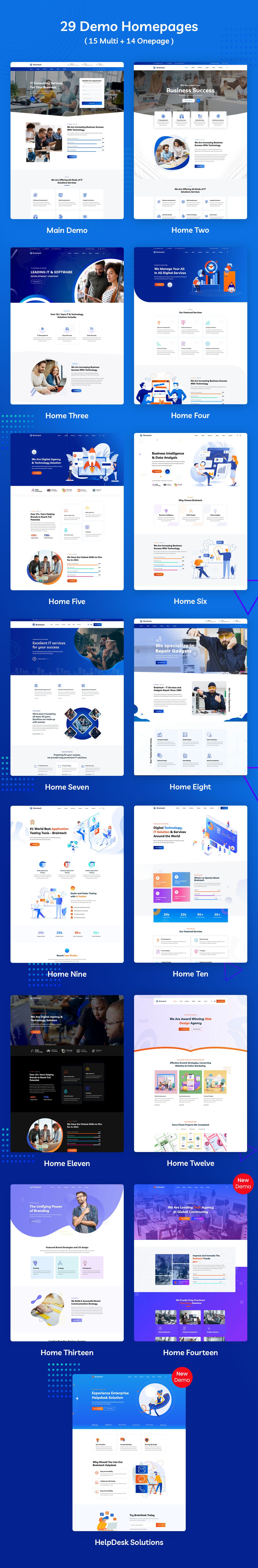 Braintech - Technology & IT Solutions WordPress Theme  