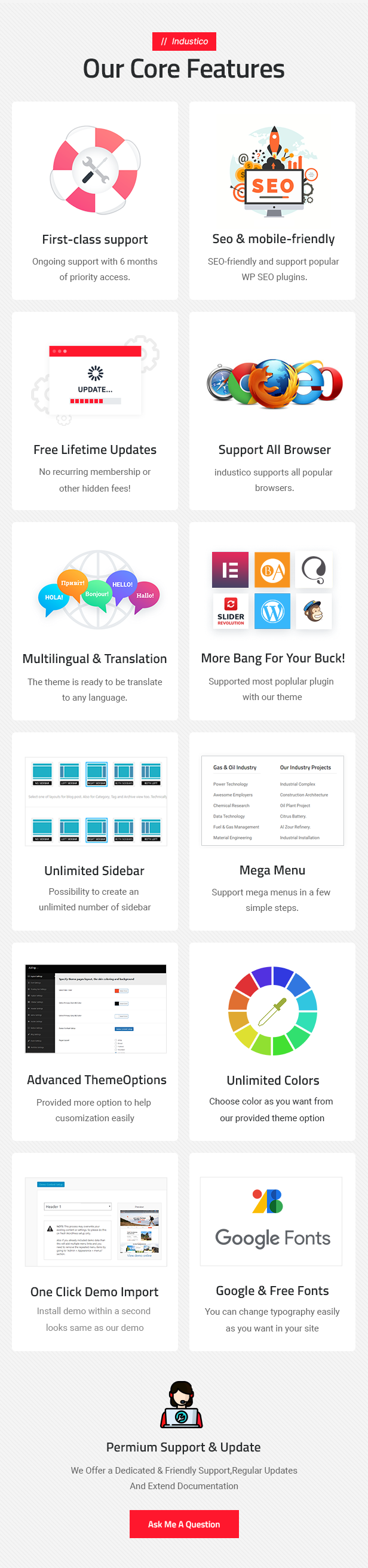 Industico - Industrial & Manufacturing WordPress Theme