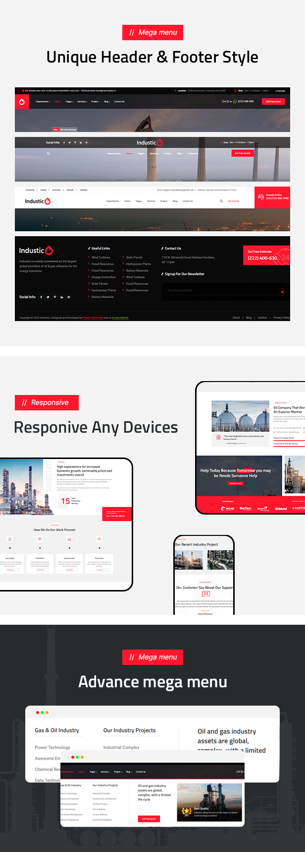 Industico - Industrial & Manufacturing WordPress Theme