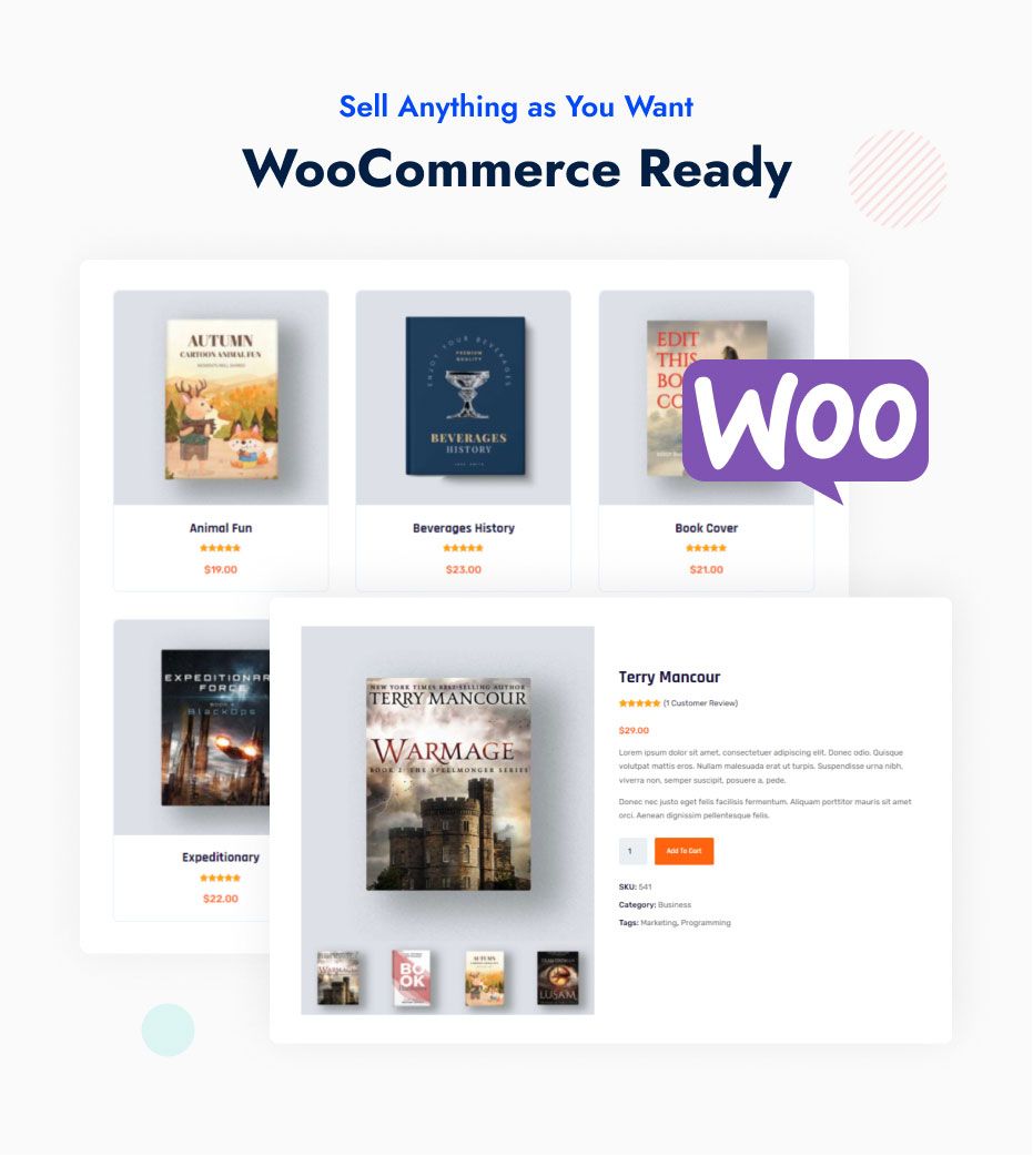 Woocommerce ready