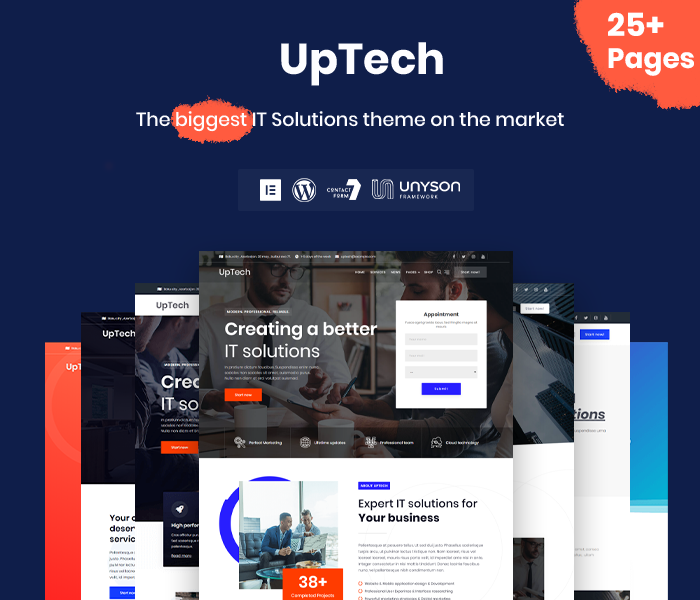 Uptech -  IT Solutions & Services WordPress Theme - 6