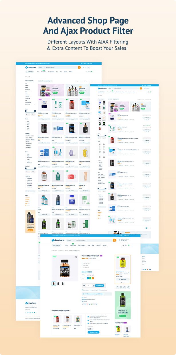 Propharm - Pharmacy & Medical WordPress WooCommerce Theme - 3