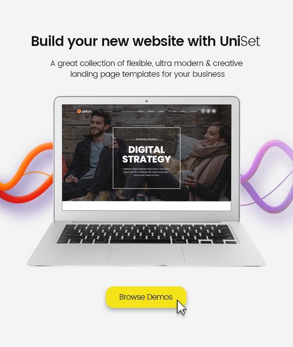 UniSet - Landing Page WordPress Theme - 3