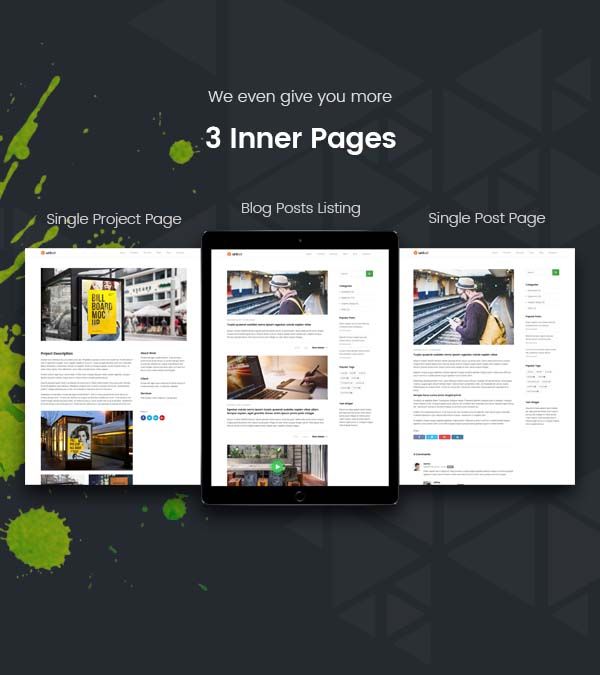 UniSet - Landing Page WordPress Theme - 5