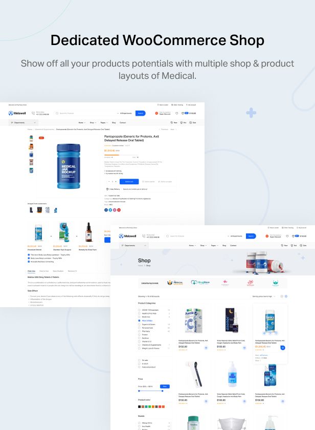 Melawell - Medical Elementor WooCommerce Theme