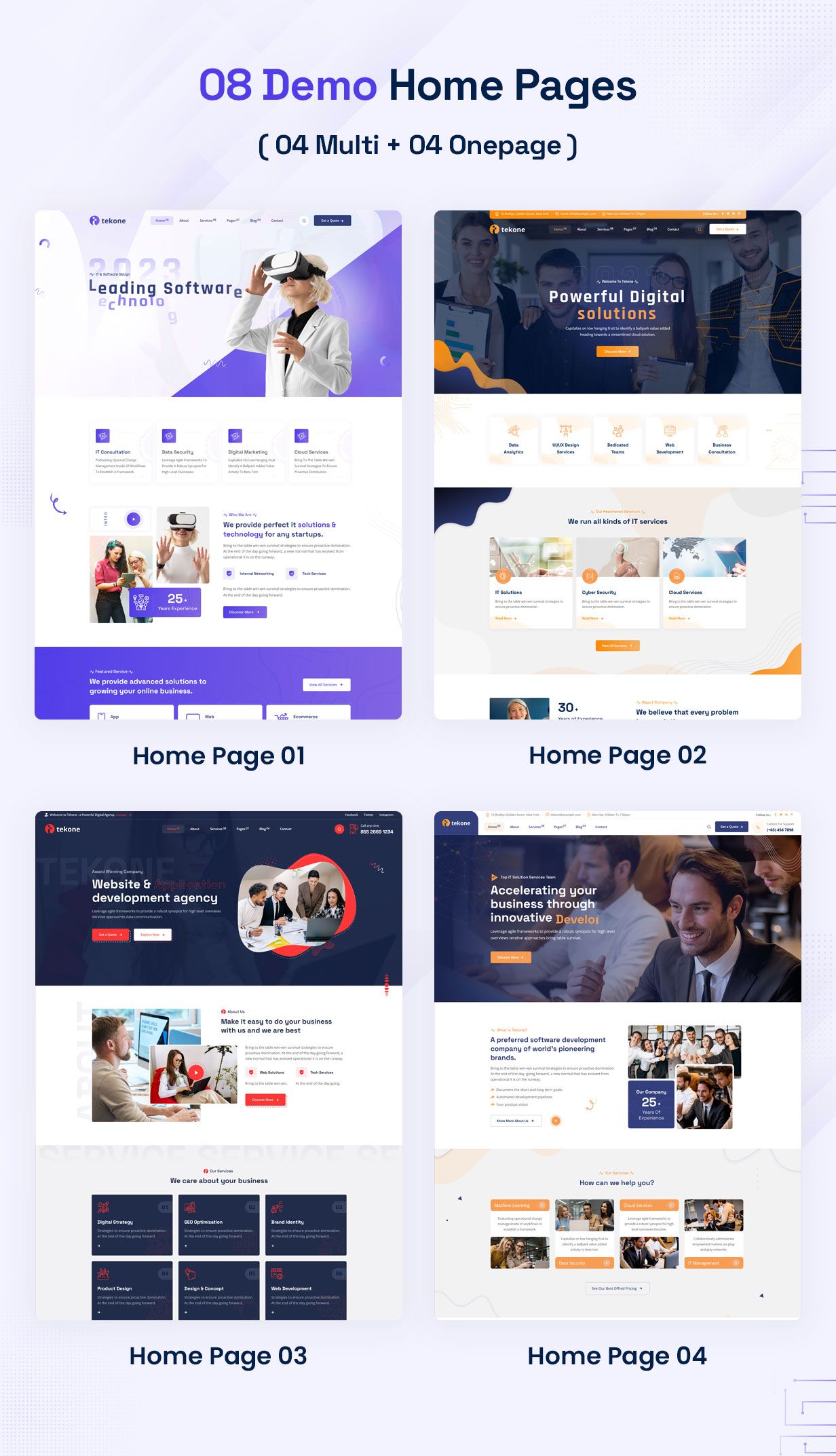 Tekone - IT Solutions & Technology WordPress Theme - 5