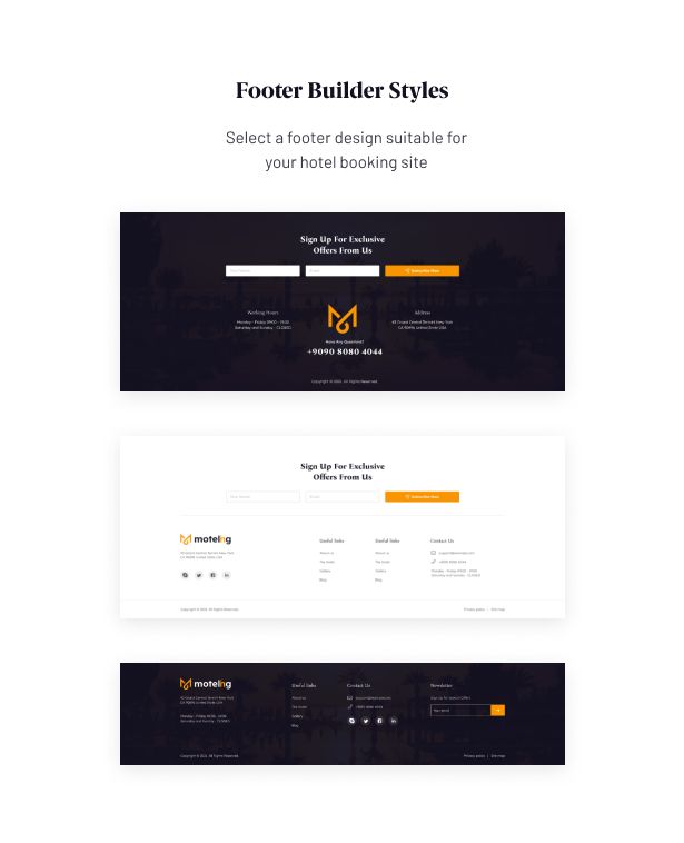 Moteling - Resort & Hotel WordPress Theme