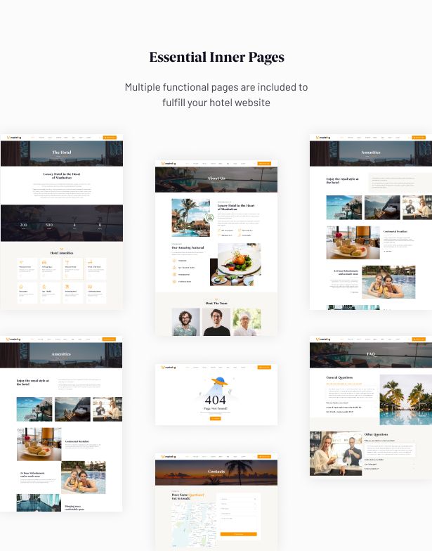 Moteling - Resort & Hotel WordPress Theme