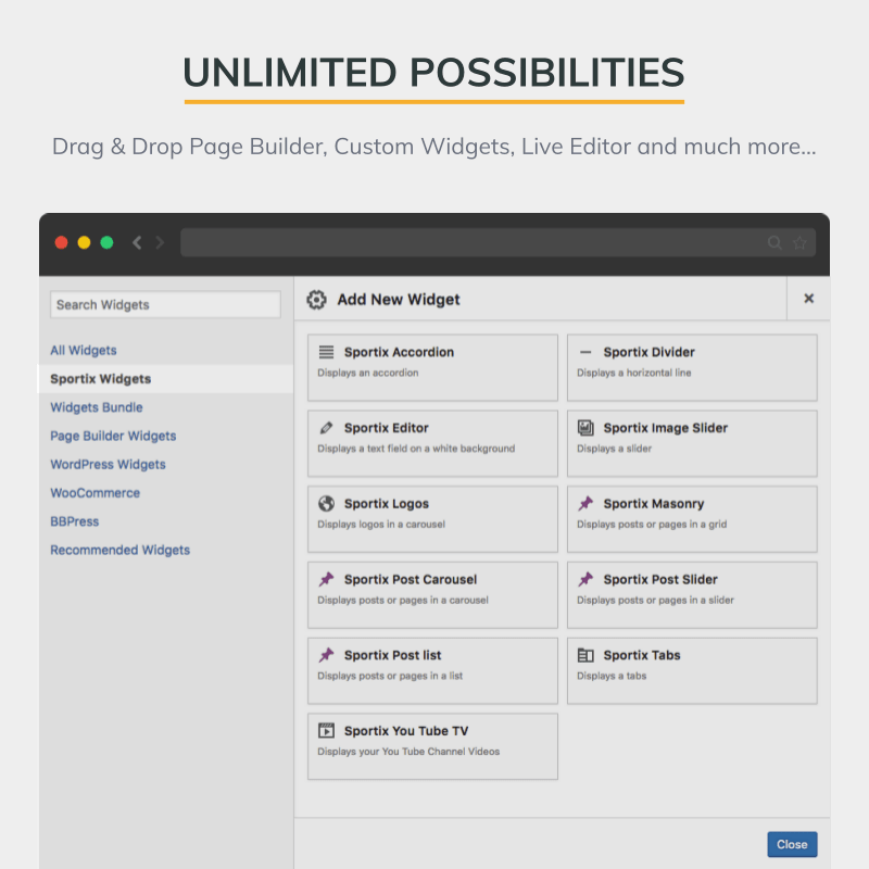 sportix wordpress theme