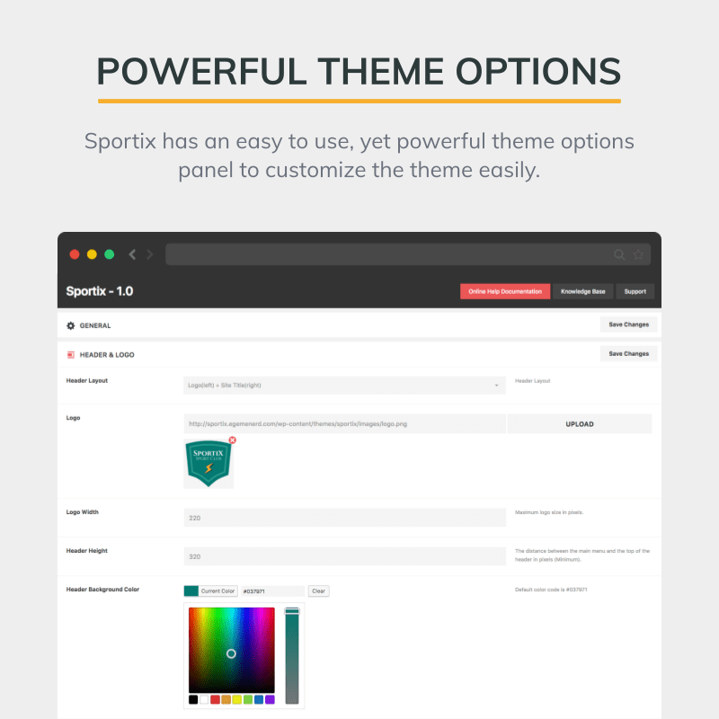 sportix wordpress theme