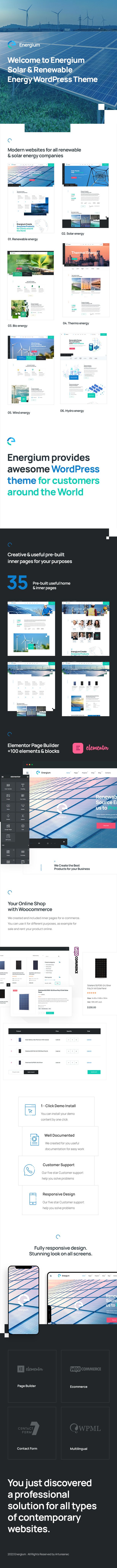Energium | Alternative & Renewable Energy WordPress Theme - 1