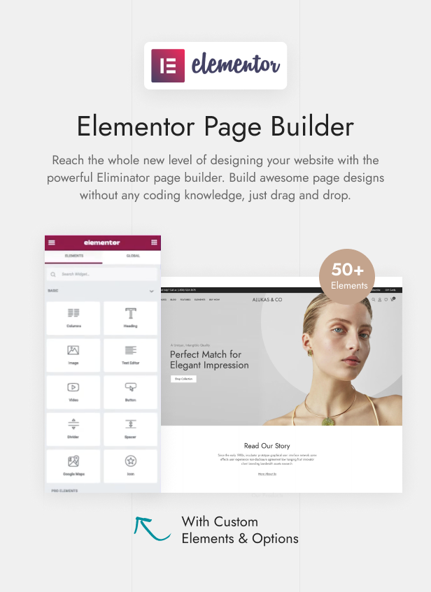 Alukas - Modern Jewelry Store WordPress Theme