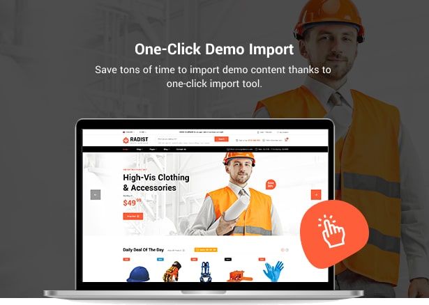 Radist Gear Shop WordPress Theme