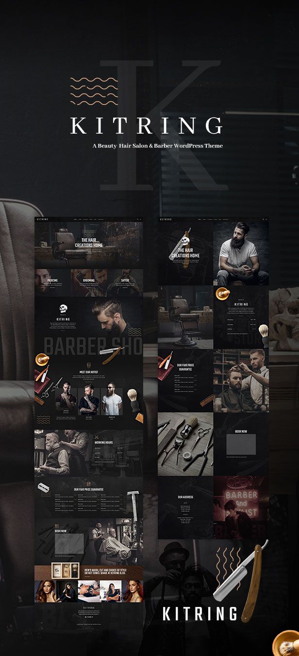 Beauty Hair Salon - WordPress theme