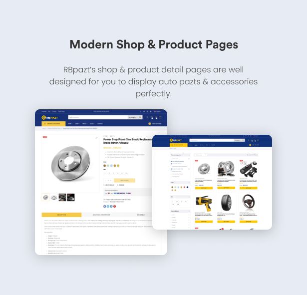 RBpazt - Auto Parts Store WooCommerce Theme